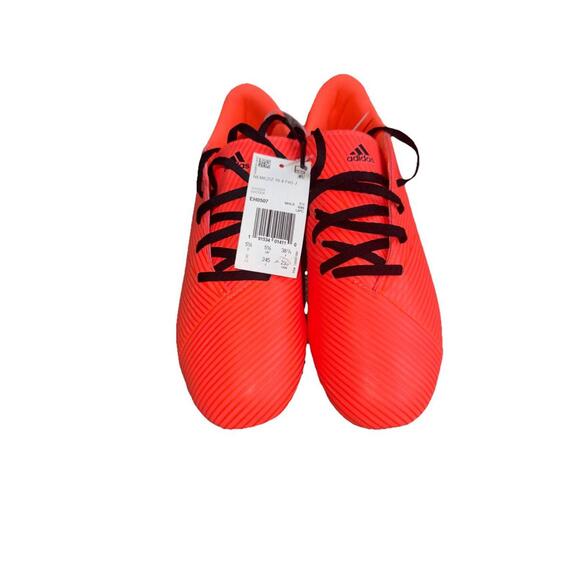 Adidas Nemeziz 19.4 FxG J Youth Size 6Y Orange Black Futbol Soccer Cleats EH0507 - Picture 2 of 5